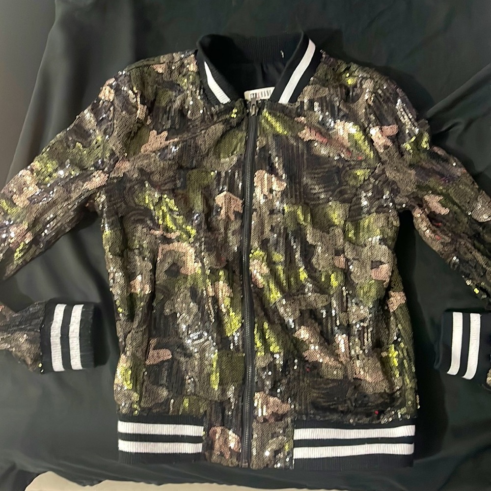 Multi color small jacket. Like new